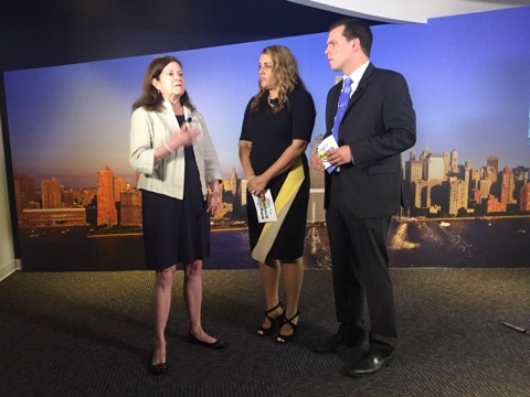 Bank staff at Sept 11 exhibit